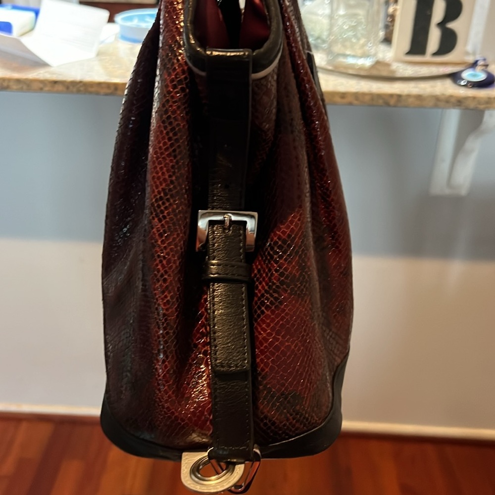 Beautiful Python Leather Longchamp Tote - image 6